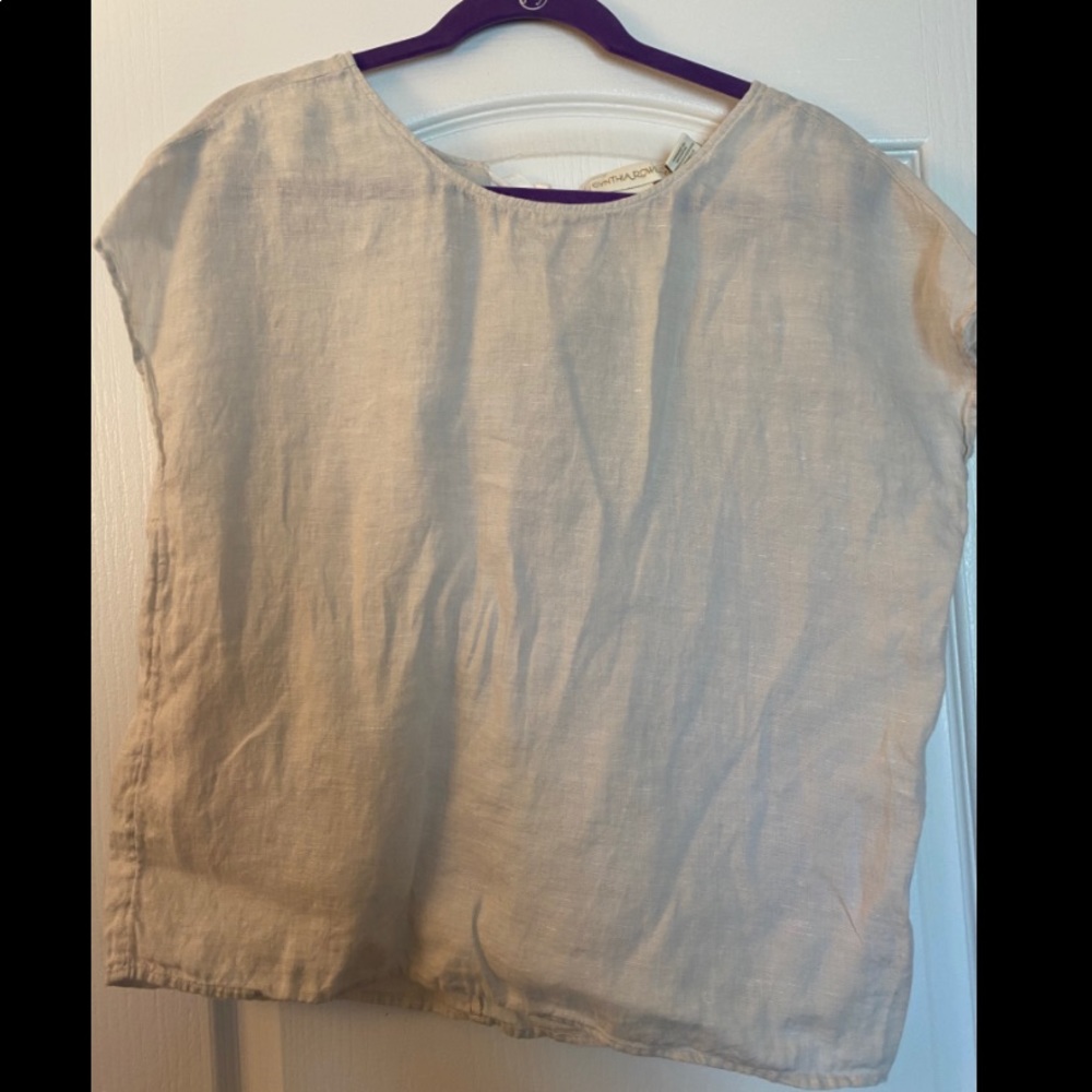 EUC Cynthia Rowley Linen Top